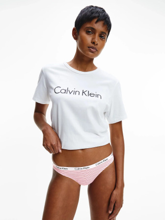 QD3587/W5A - dámská tanga Calvin Klein 3 pack